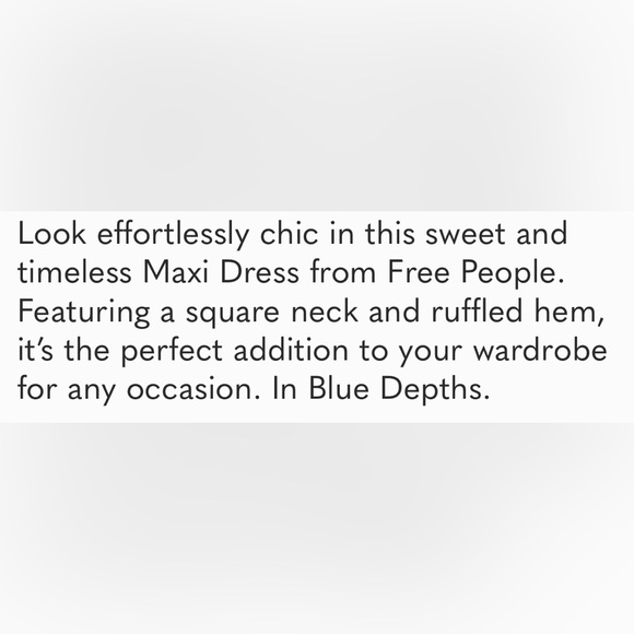 Free People NEW Isabella Maxi Dress - Picture 6 of 7